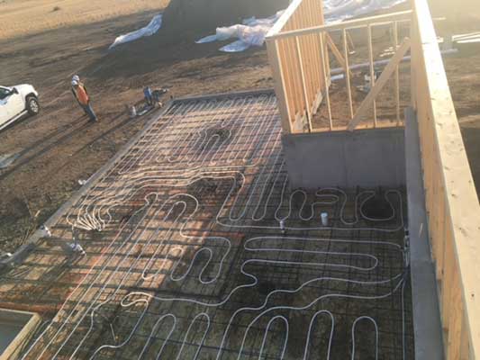 Floor Heating Installation